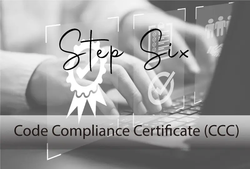 Code Compliance Certificate (CCC) support with producer statement PS4 from MZ.G